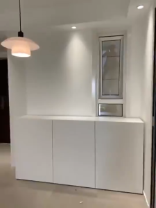 Cabinet.Custom minimalist side cabinet integrated wall-mounted storage cabinet for home narrow cabinet for kitchen bedroom living room storage window-side sun-proof clutter cabinet 储物柜