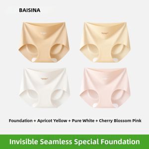 Baisina | Antibacterial Cotton Ice Silk Seamless Girls Briefs