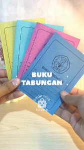 3 PCS Jual Satuan Buku Tabungan Uang Catatan Menabung Anak Sekolah Saving Book Arisan Money Sekolahan Perlengkapan Spp Murid Siswa Siswi Catetan SD SMP SMA TK Peralatan Kas Bon Keuangan Finansial 1 pcs Warna Random Murah Termurah Shopping Arena Malang