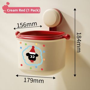 YINSHANG | Cute Multicolor Wall-Mounted Trash Bin Mini