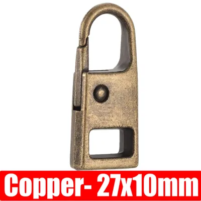1-20PCS Zipper Pull Replacement Repair Kit Metal Zipper Slider Handle Fixer Detachable Head Pull Tab for Luggage Backpack Coat