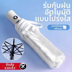 Jiaxun | Transparent Foldable Stylish Double Large Portable Automatic Long Handle Umbrella