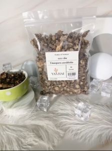 บอระเพ็ด Tinospora cordifolia 90 กรัม 1 ถุง สมุนไพร แท้ ออแกนิค คนรัก สุขภาพ เก็บรักษาได้นาน By SS Thai