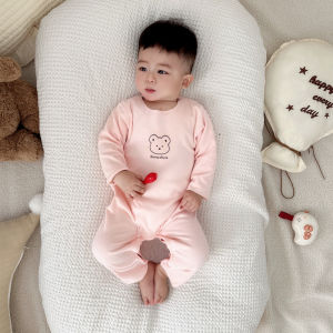 Baby Boy Long Sleeve Romper Autumn Winter Warm Clothing All-in-one Suit Boneless Velvet Comfortable Casual Style Infant Clothes