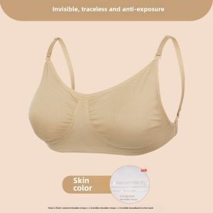 Invisible Spaghetti Strap Bra for Dancing Students Girls Dancing Beauty Back Adult Ballet Exercise Clothing Gym Outfit Intimates