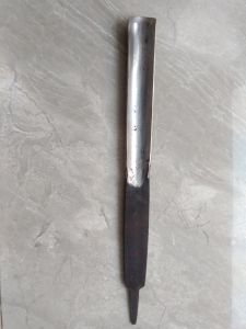 pahat/pisau bubut kayu kluntong besar/lengkung besar 3cm dari baja kikir