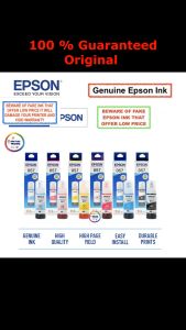100% Original Epson 057 ink bottle 70ml  ( Set of 6 ) for  Epson L8050 / Epson L18050 Printer  ( Black / Cyan / Magenta / Yellow / Light Cyan / Light Magenta )
