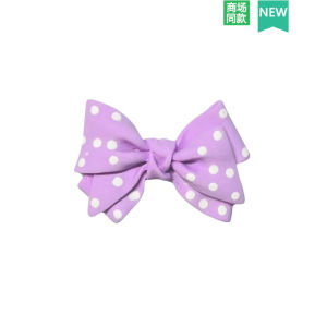 Detachable Macaron Polka Dot Butterfly Knot Shoe Decorations for Crocs Clog Shoes Accessory Flower Shoe Buckle Decor