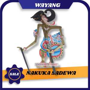NAKULA (PANDAWA) TOKOH WAYANG KULIT WAYANG MAINAN BAHAN KERTAS KARTON DUPLEK WAYANG KERTAS WONOGIRI