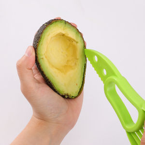 【Free Shipping】3 In 1 Avocado Splitter Multifunction Fruit Peeler Cutter Pulp Separator Kitchen Vegetable Tools