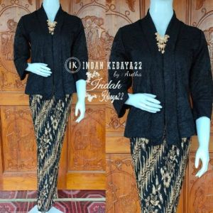 Setelan Kebaya Floy Brokat Modern Kebaya Remaja Wanita Kondangan Pesta Elegan Kebaya Kartini Wisuda