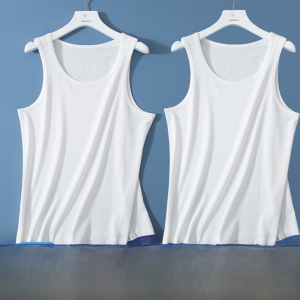 Miiow | Pure Cotton Ice Silk Vest For Men Summer Thin Quick Dry Sleeveless Wide Shoulder Base Layer Seamless Breathable Moisture Wicking
