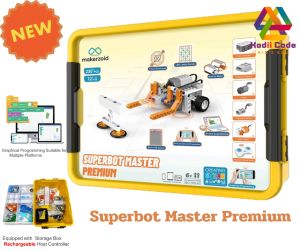 SUPERBOT MASTER PREMIUM หุ่นยนต์ Coding kit (Scratch) KodiiCode Makerzoid ตัวต่อเลโก้ หุ่นยนต์โรบอท หุ่นยนต์บังคับ ผ่านม