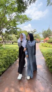 Gamis Anak Perempuan Muslim Syari Umur 11 12 Tahun Hooflakids ANAYA