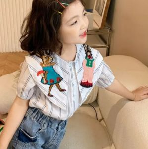 KYII Girl Summer children Korean shirt Versatile short sleeve Top kyii0061