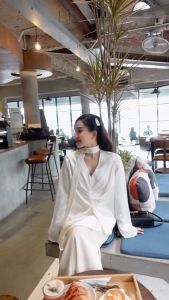 Sơ mi lụa La Donna Design áo sơ mi tiểu thư sang chảnh