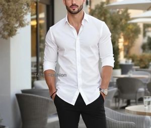 Ready Stock in 🇲🇾 (S-8XL) 👔 Men’s Long sleeve shirts slim fit causal formal premium quality workwear office outfit Regular fit trending promotion comfortable viral Shirt PLUS SIZE Over size Cotton