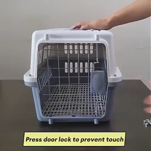 PETWELL Large Pet Carrier Travel Cage Portable Dog and Cat Carrier Crates Airline Approved Crate Pet Cat Bag