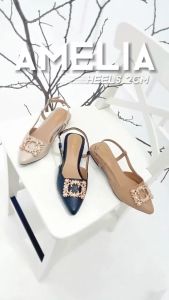 PATRIS Amelia Mules Wanita Heels / Hak 2 Cm