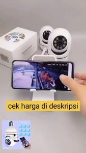 IP Kamera Cctv Wifi 8MP Panoramic 360 Derajat Lampu Bohlam Camera