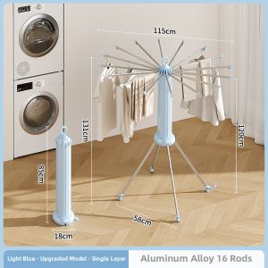 Adjustable Foldable Portable Clothes Drying Rack