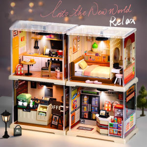 New DIY Miniature House Model with Soft Lights High-Detail Quality Easy 1-Hour Assembly Perfect Birthday & Christmas Gift