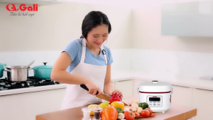 Nồi Cơm Điện Gali GL-1718W 1.8L – Nắp Rời Lòng Nồi Chống Dính Whitford Vỏ Inox Công Suất 900W – Hàng Chính Hãng