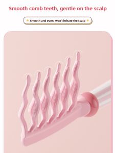 IMLUCKY | Tangle-Free Wide-Tooth Hair Brush for Long Hair with Scalp Massaging