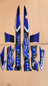 Striping Stiker Yamaha F1ZR fizr fiz r f1 zr 2002 Hitam Biru list body standar