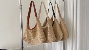 beautywomen พร้อมส่ง กระเป๋าสะพายไหล่ สไตล์เกาหลี งานสาน พลาสติก