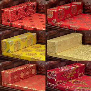 Rosewood Sofa Seat Cushions Chinese Style Armrest Pillow Ming-Qing Period Square Arhat Bed High Density Sponge Waist Pillow with Core