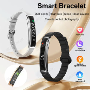 Men Women Smart Bracelet LED Display Screen Health Sleep Monitoring IP68 Waterproof Fitness Smart Wristband Bluetooth Connection