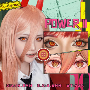 Bio-essence Halloween Cosplay Lenses for Eyes Anime Accessories Purple Pink Green Halloween Lens Pupilentes Dragon Maid Year