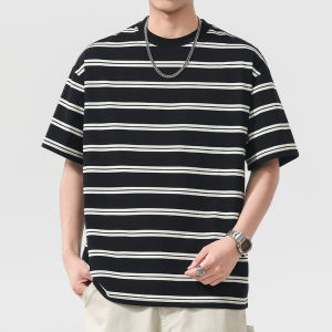 American Stripe Short Sleeve Casual Men’s and Youth T-shirt