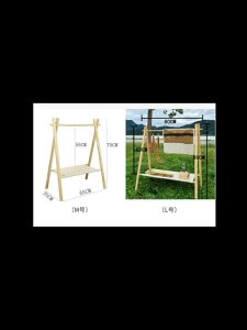 ไม้แขวนเสื้อแบบพกพาไม้เนื้อแข็งที่ถอดออกได้ชั้นวางสามเหลี่ยมตู้เสื้อผ้าสัตว์เลี้ยง