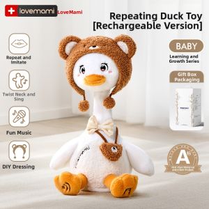 lovemami | Educational Talking Duck Toy Plush Stuffed Animal