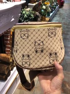 Túi Bao Tử Nam Nữ Họa Tiết Gấu Bear Thương Hiệu CREAM BEAR & SAMMAO C1241-2