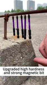 Magnetic Screwdriver Bit Set PH2 Phillips 25-150mm Anti-slip Shockproof Alloy Steel Impact Drill Bits for Outdoor Decoration