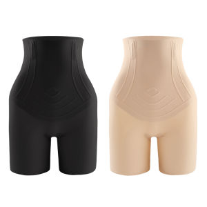 MiiOW | กางเกงชั้นในผ้าไหมน้ำแข็งเอวสูงสำหรับผู้หญิง กางเกงชั้นในกระชับสัดส่วน ป้องกันแสงแดด ฤดูร้อน กางเกงขาสั้นแบบบาง สวมใส่สบาย เอวกลาง ความยาวสั้น