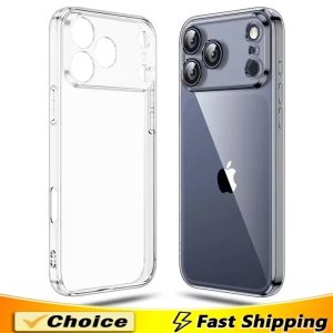 Ốp lưng dẻo trong suốt Trường hợp điện thoại Cho iPhone 17 air 16e 16 15 14 13 12 11 Pro Max Mini iPhone X XR XS Max 6 6s 7 8 Plus SE 2020