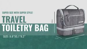 Travel Hanging Toiletry Bag Waterproof Large Capacity Organizer Bag for Accessories Comestic Bag Kit for Men and Women