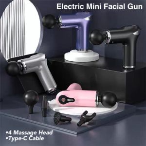 Mini Portable Muscle Massage Gun LCD Relaxation Vibration Massage Fitness Device