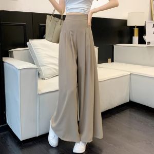 Fashionable High Waist Loose Spring Wide Leg Culottes