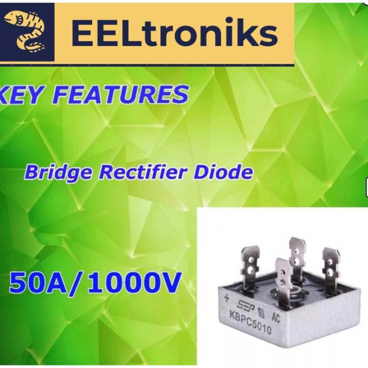 KBPC5010 KBPC 5010 BRIDGE RECTIFIER DIODE ORIGINAL | Lazada PH