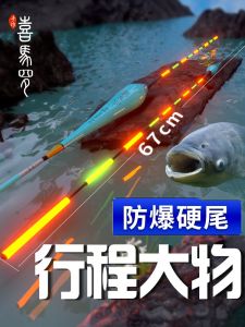 Day Night Dual Use Large Size Glowing Float Bait Hook Color Changing Thickened Extended Casting Distance Deep Water Carp Float