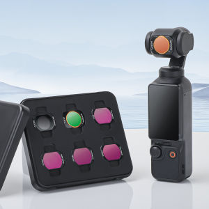 DJI Osmo Pocket 3 Lens Filter Kit (6-Pack) | ND8-ND64 + CPL + MCUV Multi-Density Set for Cinematic HDR Videos | Anti-Reflection