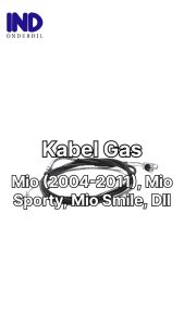 Kabel-Tali-Kawat Gas Yamaha Mio Lama-Old 2004-2011 & Mio Soul & Mio Sporty & Fino Karbu