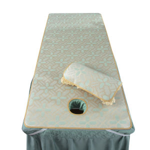 Thickened Ice Silk Vine Bedding Modern Chinese Style Foldable Massage Beauty Salon Parlor for Everyone in Summer with Hole