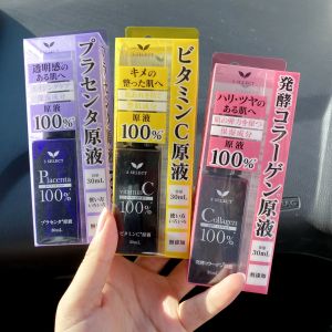 Japanese S Select Vitamin C Beauty Solution Collagen Placenta/VC Essence 30ml