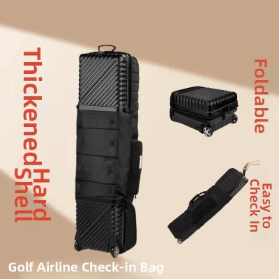 Wheeled Portable Foldable Pressure-Resistant Golf Bag